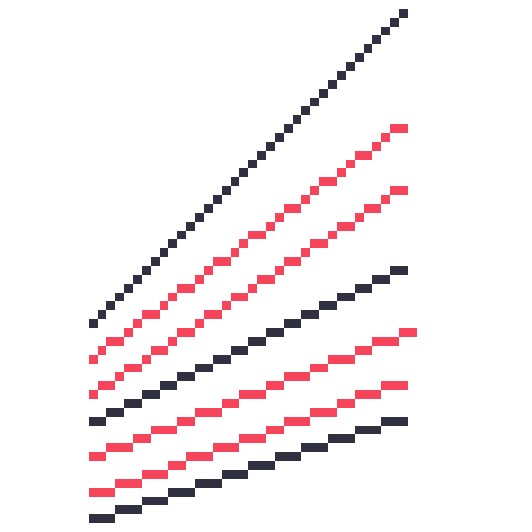 半端な角度の1ピクセル線
